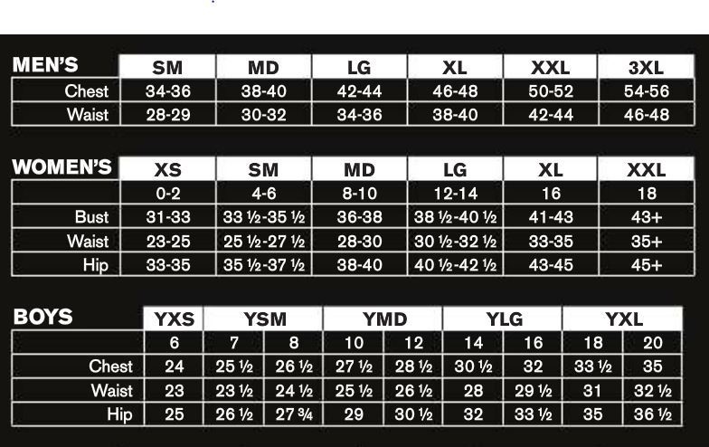under armour youth sizes by age
