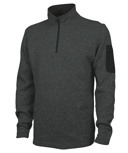 Men's Heathered Fleece Pullover 1/4 Zip