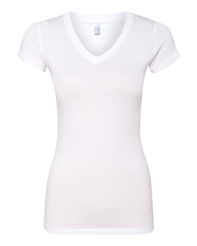 Next Level Ladies Sporty V Neck T Shirt White