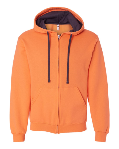 Hooded Full-Zip Sweatshirt Orange Sherbet