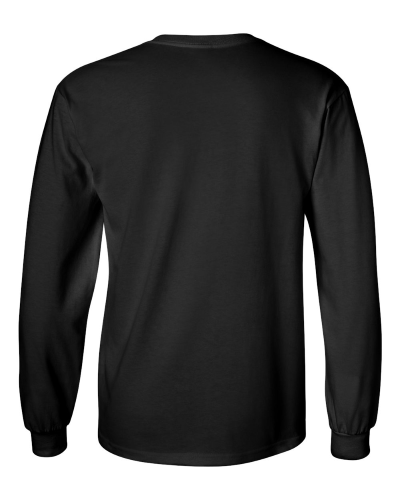 Gildan 2400 Ultra Cotton Custom Long-Sleeve T-Shirts Black